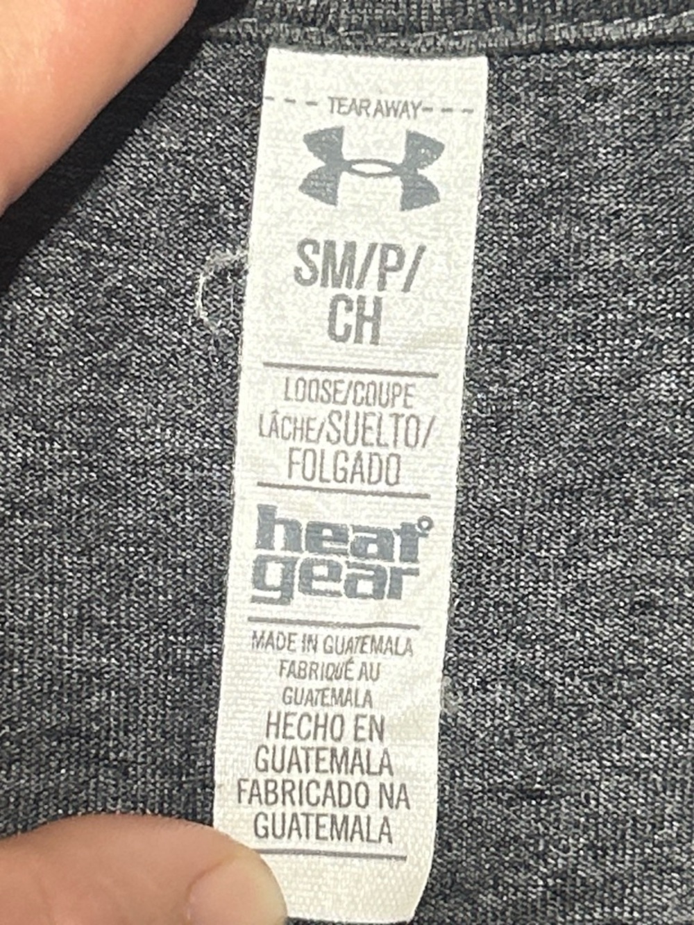 Under Armour Women's Gray V-Neck Notre Dame Logo Tee - Picture 4 of 7